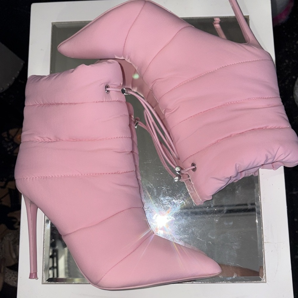 Steve Madden Cloak Bootie in Pink - Picture 3 of 6